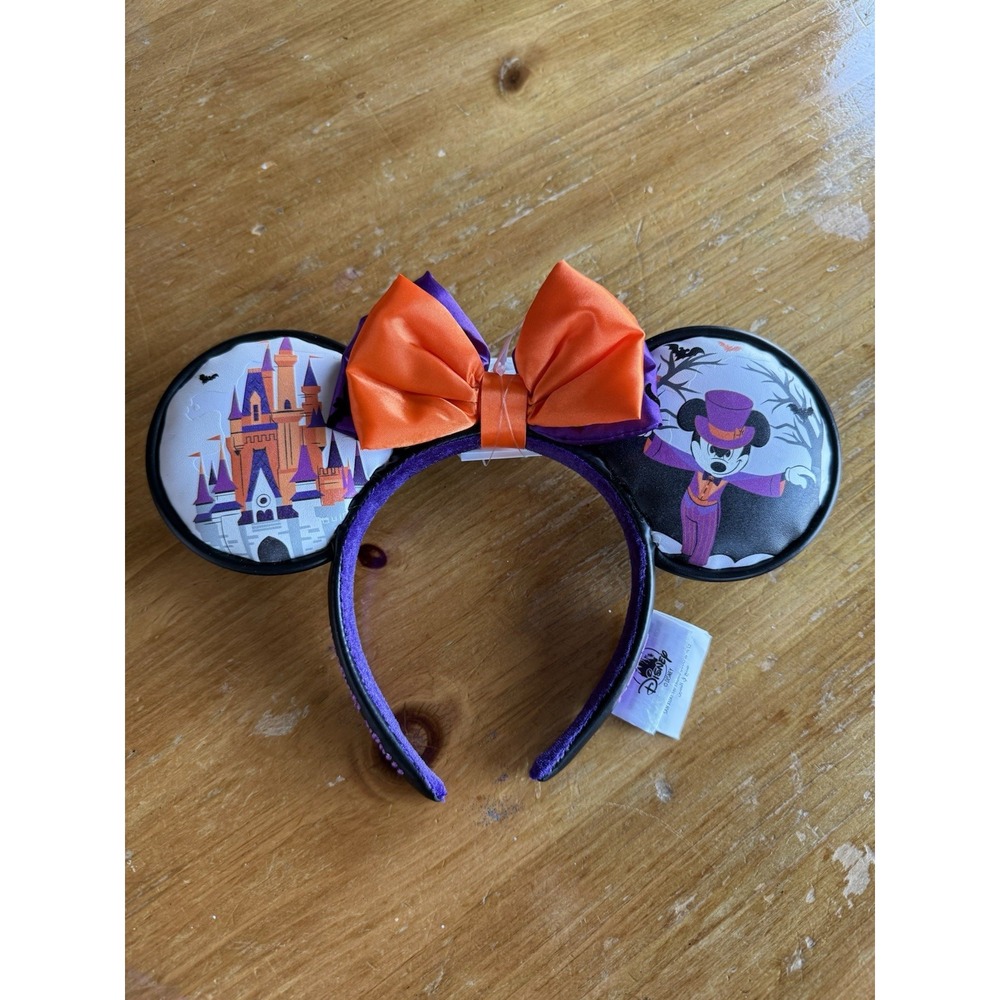 Disney Parks Mickey's Not So Scary Halloween Party 2025 Castle Ears Headband NWT